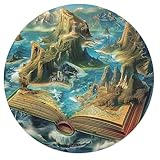 Book Surrounded Islands Ocean Puzzle de 68 pièces: Les lignes divisoires sont claires et il n'y a pas d'odeur. Emocionnez toute la famille et offrez des heures de plaisir et de divertissement en assemblant ce puzzle incroyable. Puzzle est l'un des jouets de jeux pour adultes pour profiter du temps de loisirs avec la famille et les amis.