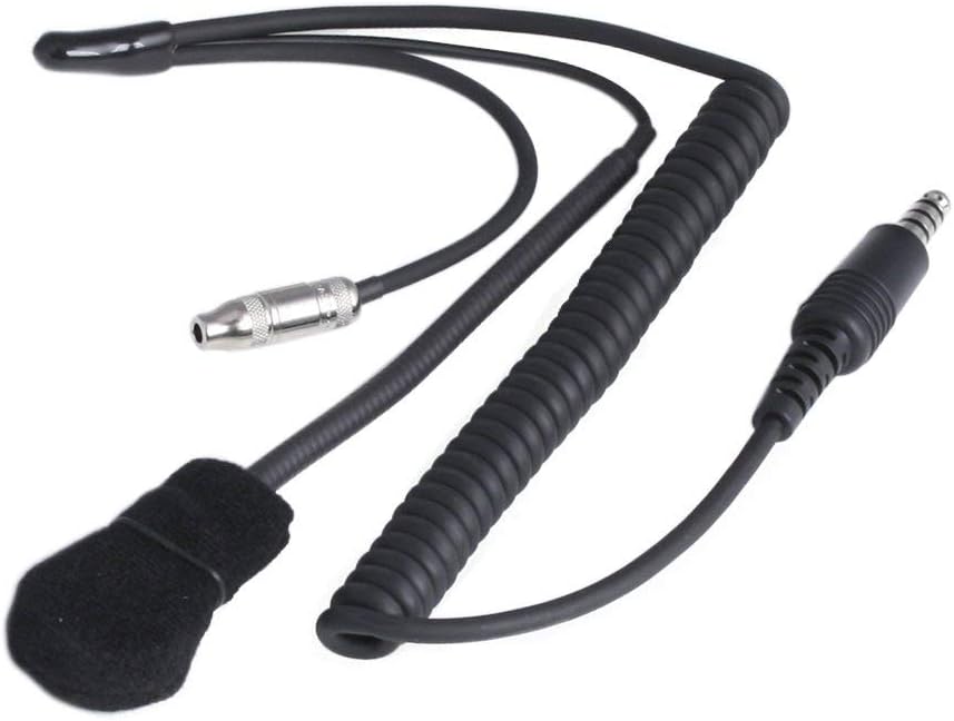 Rugged IMSA Helmet Kit Headset for Racing Radios Communications Electronics – Features Coil Cord M101 Mic Flex Boom 3.5 Ear Bud Jack