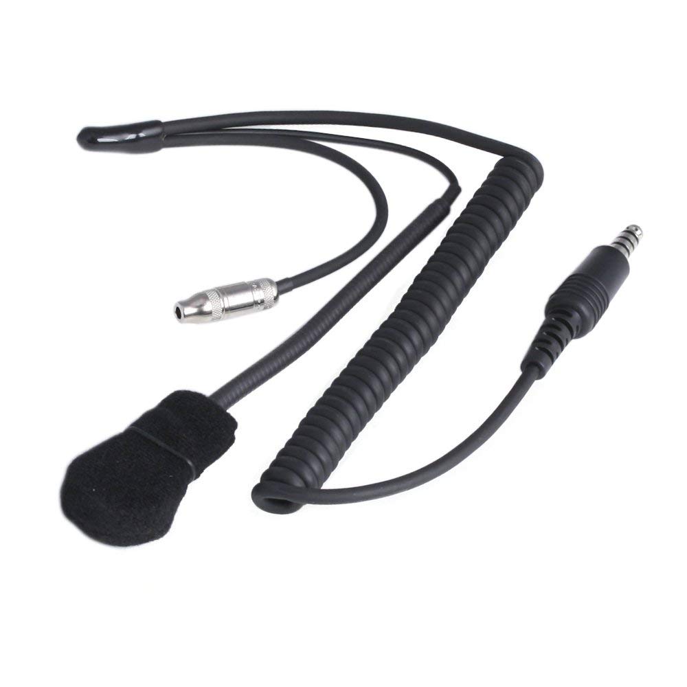 Rugged IMSA Helmet Kit Headset for Racing Radios Communications Electronics – Features Coil Cord M101 Mic Flex Boom 3.5 Ear Bud Jack