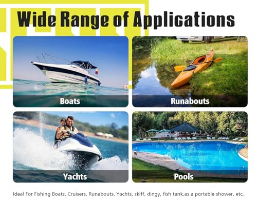 6699 Boat Bilge Pump 12V DC with 3.3ft Power Cord 750 GPH Maximum Flow Rate for Marine Yacht Kayak Canoe and Small Boats Efficient Water Removal System with Durable Design and Easy Installation - image 7