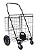 Heavy Duty Jumbo Folding Shopping Cart - Metal Bolted Strong Caster Wheels Extra Basket - FLAGSHIP MODEL by Unique Imports