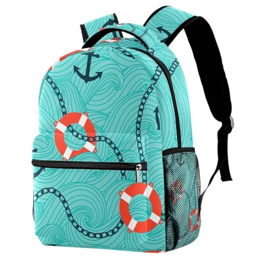 Sac de voyage décontracté vagues de mer pour les sorties des filles et garçons