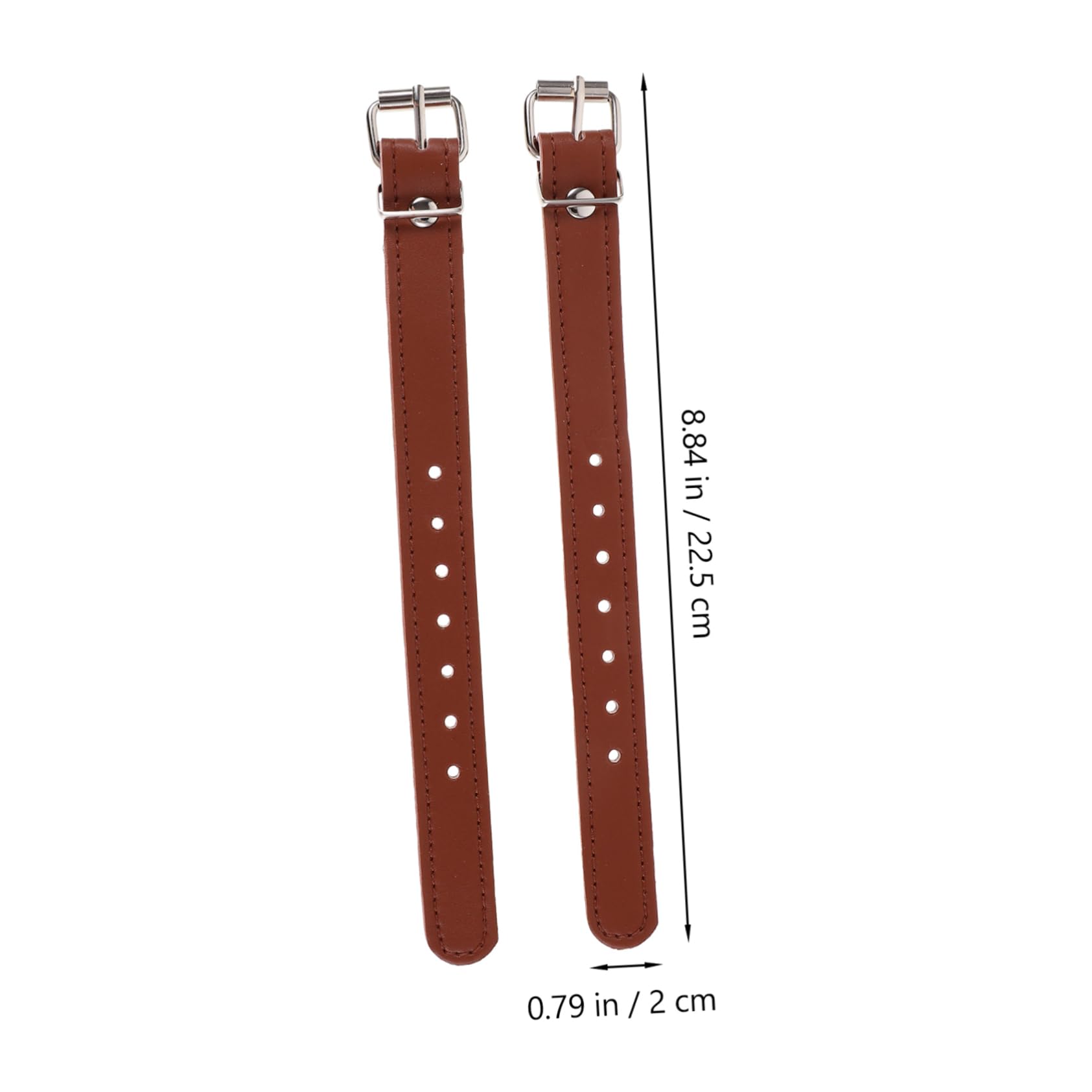 Toyvian 1Pair Adjustable Bike Basket Strap Durable Straps for Bicycle Accessories Stable Easy Attachment for Cycling