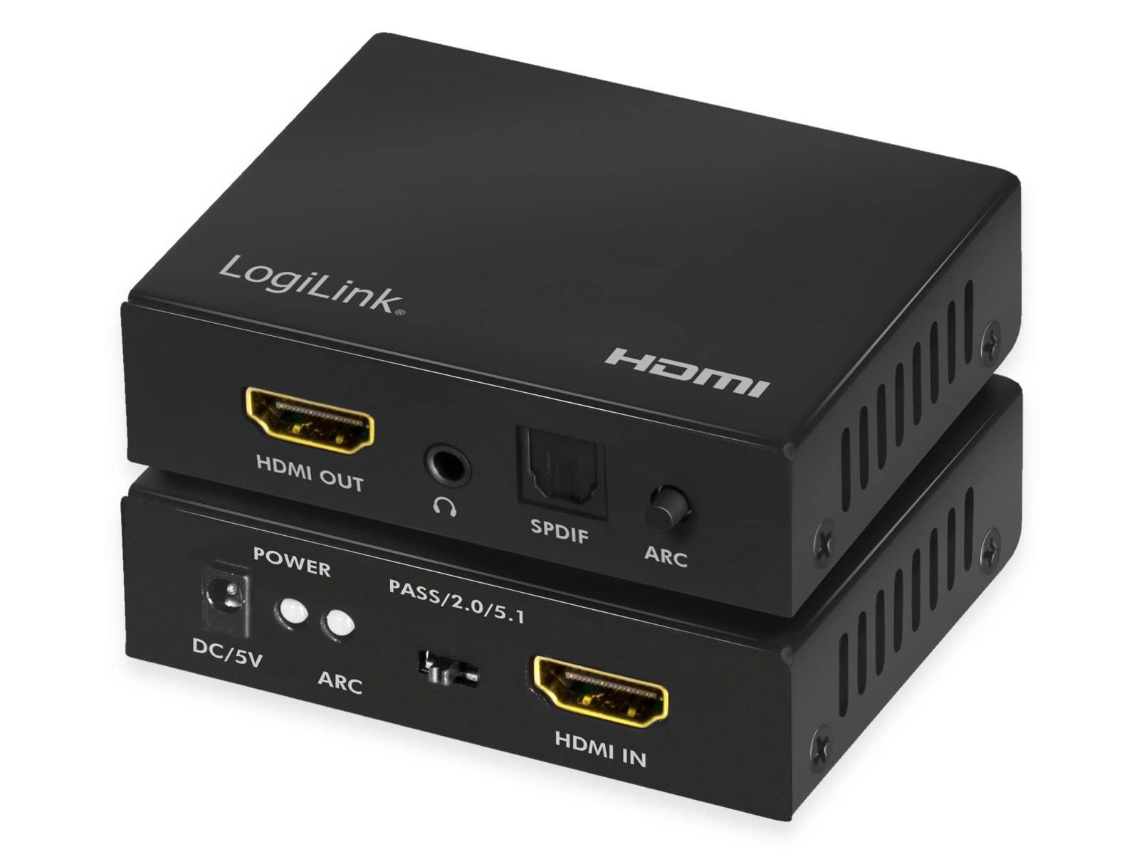 LogiLink HD0055 HDMI-Audio-Extraktor 2CH/5.1CH 4K/60 Hz