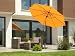 Schneider Sonnenschirm Harlem, mandarine, 270 cm rund, 640-75, Gestell Stahl, Bespannung Polyester, 5 kg