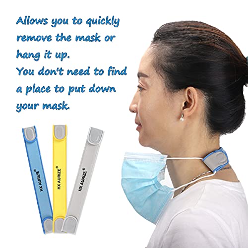 hx aurize face mask strap extender adjustable for comfortable and relieves pain ears multi-colored