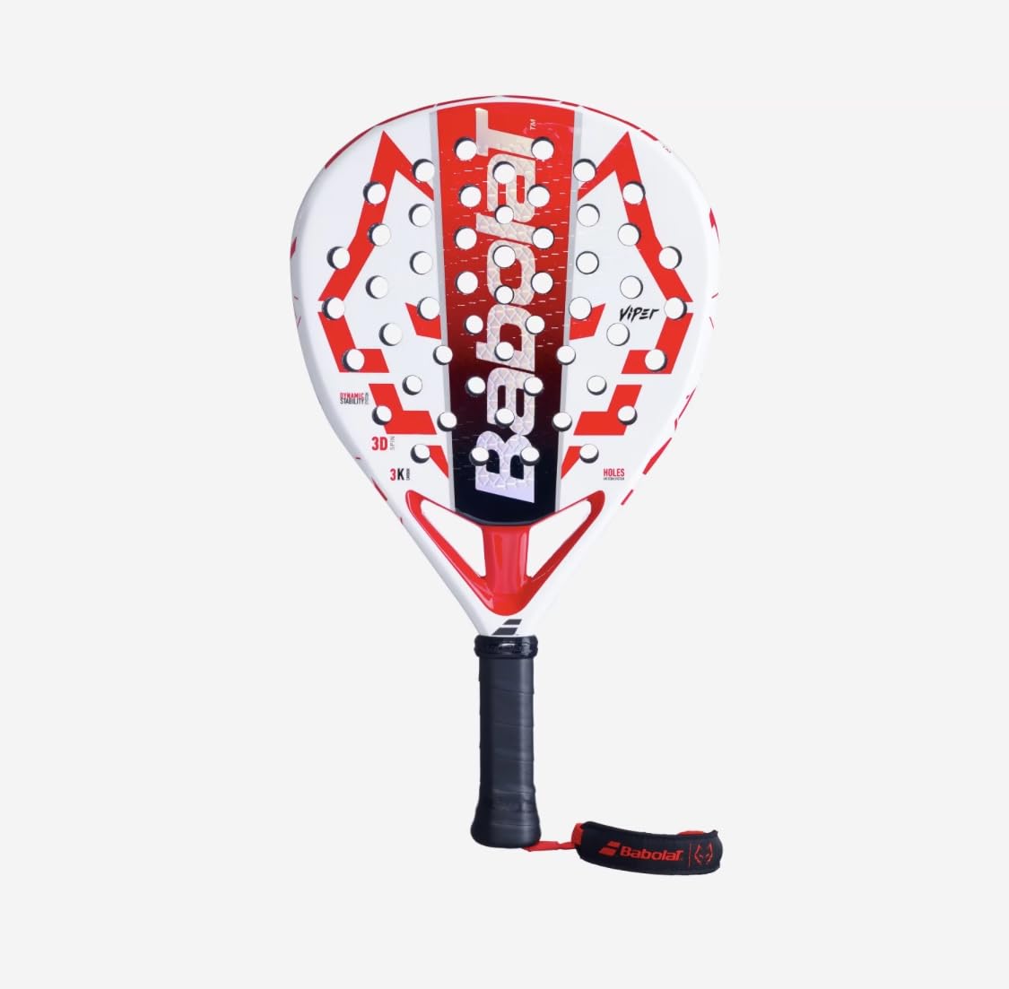 babola.t Tecnica Viper Juan Lebron Racchetta Padel (Bianco/Rosso)