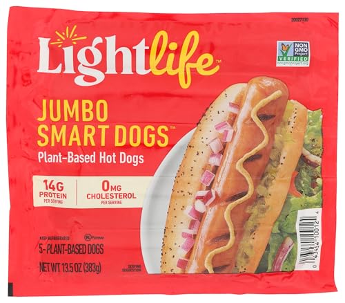 LIGHTLIFE FOODS Jumbo Smart Dogs, 13.5 OZ