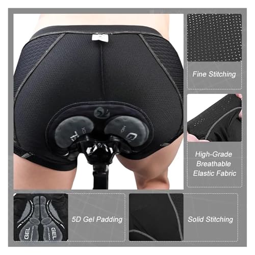 Ropa interior ciclismo hombre con acolchado 5D gel miniatura 3