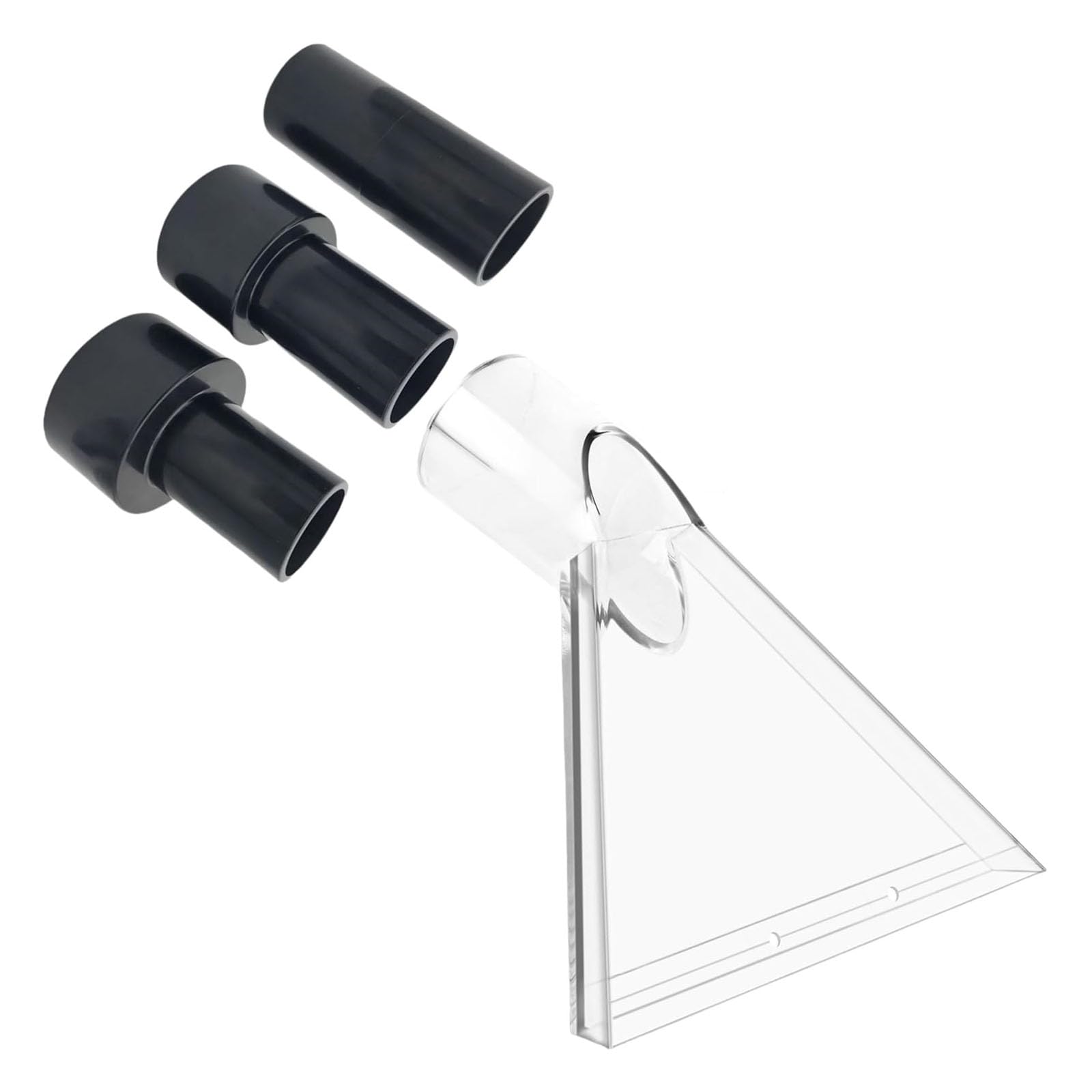 sodeber 2 Upholstery Nozzle with Adapters, Carpet Attachment for Wet/Dry Vacuum Clear Scrub Head Nozzles with Adapters Home Appliance Parts