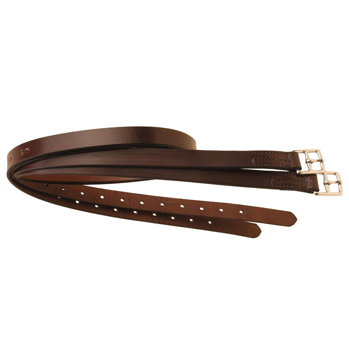 Tory English Stirrup Leathers, 1 Inch (Havana Brown, 54