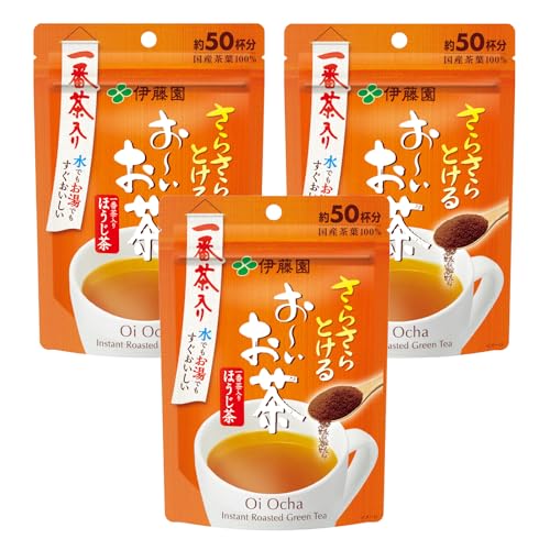 [3ヶ月定期便]さらさらとける お〜いお茶 ほうじ茶 40g (3袋) お茶