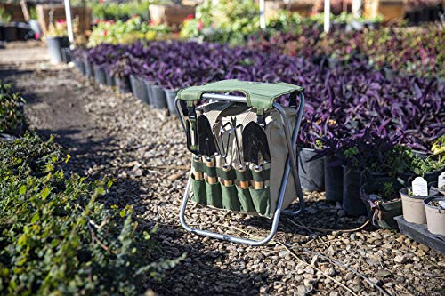 ONIVA - a Picnic Time Brand Gardener 5-delig Garden Tool Set With Tote and Folding Seat - Afbeelding 6