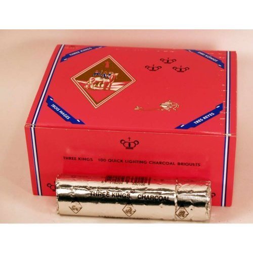 Three Kings Charcoal - 40mm (Large) - Single Roll of 10 Tablets