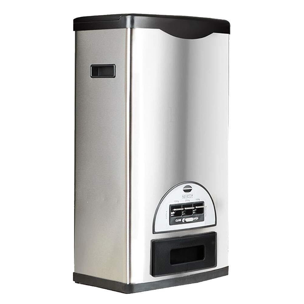 Dispenser per riso con dosatore automatico, contenitore per alimenti a prova di umidità, per cereali e fagioli