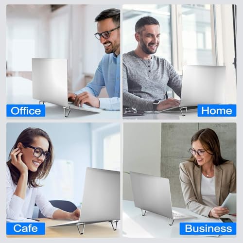 Image of SOOPII Laptop Stand for Desk, Portable Anti-Slip Keyboard Riser, Zinc Alloy Keyboard Stand, Computer Stand Compatible with MacBook Air /Pro, 10-15.6 Inches Laptops and Keyboards (JDL-15)