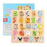 Jeu d'Alphabet Captivant : Le puzzle lettres améliore la littératie précoce grâce à ses couleurs vives et sa prise adaptée aux petites mains, garantissant que les jeunes restent captivés tout en explorant la reconnaissance des lettres et la phonétique lors d'activités de jeu manuelles.