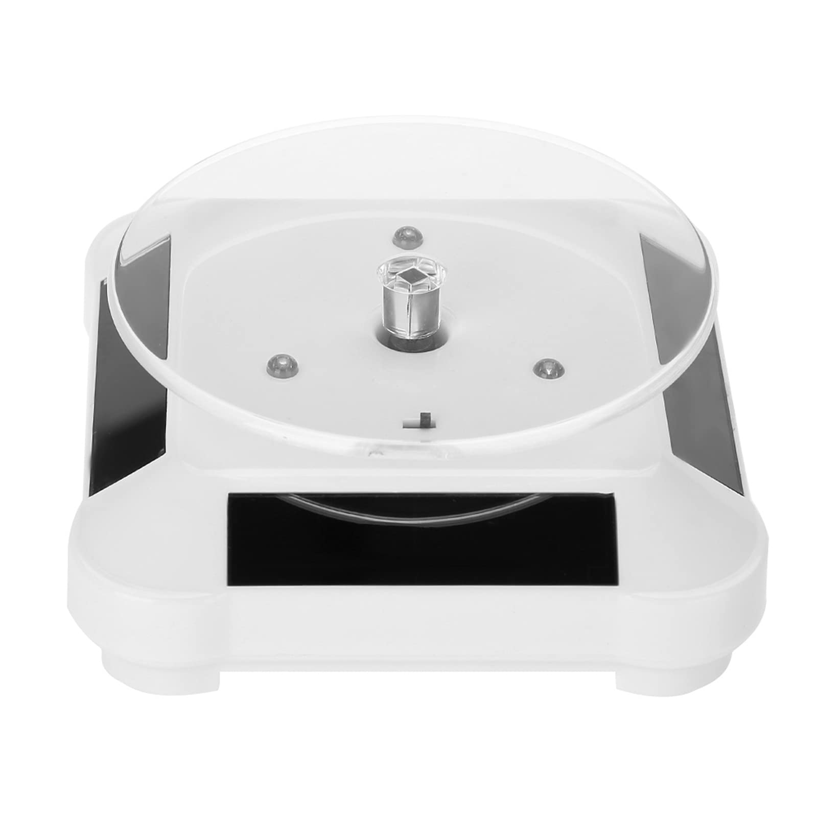 Rotating Jewelry Display Stand, Rotating Rotating Jewelry Display Stand LED Light for Jewelry for Watch for Mobile Phone for Cigarette(White)-image-40