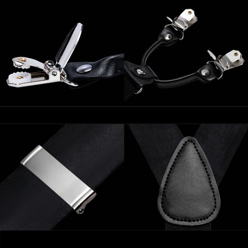 Set de Tirantes, Corbata de Lazo y Gemelos para Hombre miniatura 5