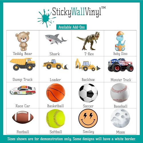 Vinilo decorativo personalizado para pared nombre niños miniatura 4