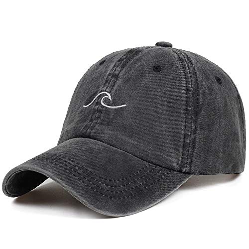 LBSST Baseball Cap Gewaschene Papa Hüte Frauen Männer Sea Wave Baseball Cap Hochwertige Unisex Baumwolle Papa Hüte Sport Hüte Cover