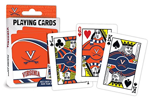 Image of MasterPieces Family Games - NCAA Virginia Cavaliers Playing Cards - Officially Licensed Playing Card Deck for Adults, Kids, and Family