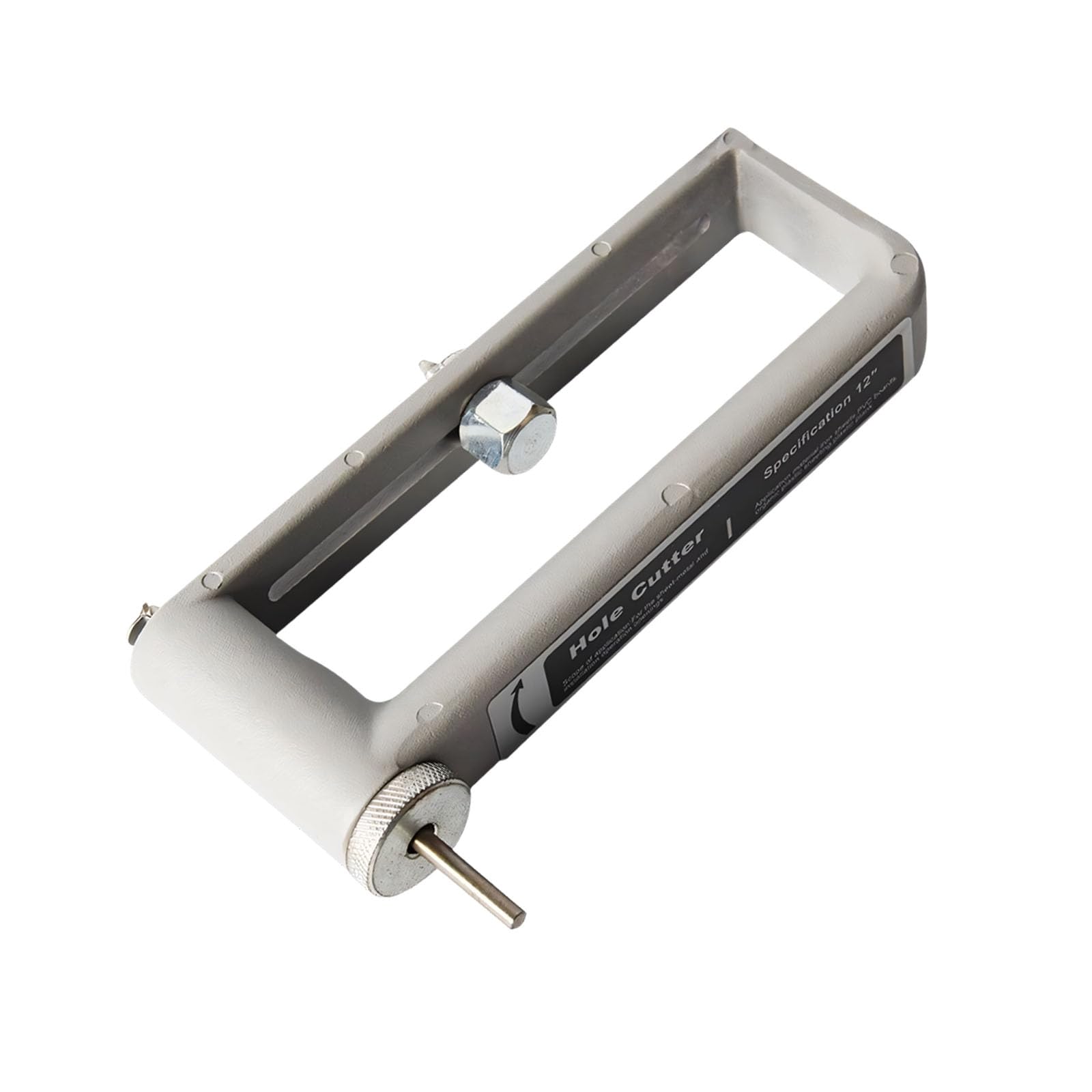 Expert Plattenschneidewerkzeug, 5,1 cm - 30,5 cm, verstellbar, für HLK-Einheiten und Reparaturprojekte im Haushalt, Blech-Rundschneider