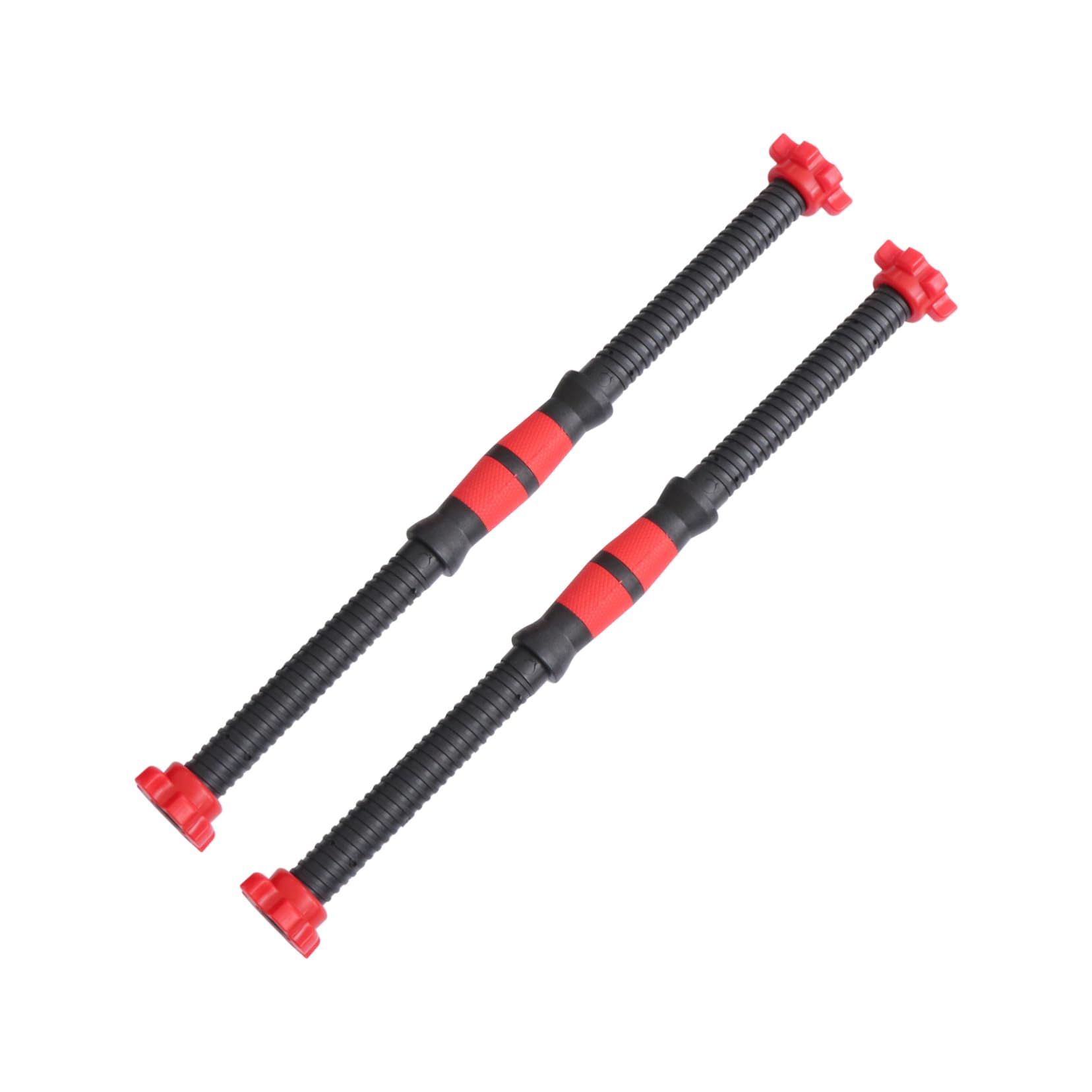 TOYANDONA 50cm Dumbbell Bars Dumbbell Handles Set Locking Collars for Barbell Exercise Equipment Random