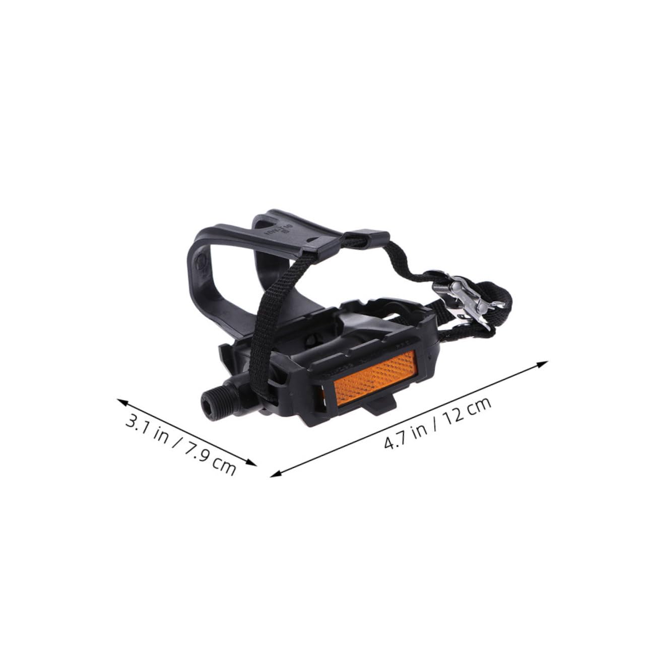 2 Pares Correas para de Bicicleta Ajustables Correas de Nylon Antideslizantes para Dedos Soporte Cómodo para Pies Compatibles con Fijos para Bicicleta de Carretera y