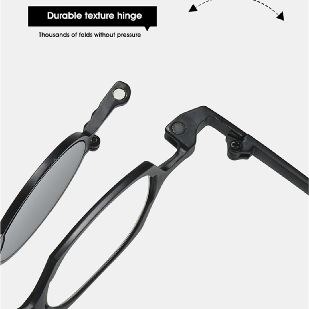 Gafas de sol de lujo para mujer, pequeñas, de metal, con lentes redondas desmontables, estilo espejo, protección UV400 para hombre.