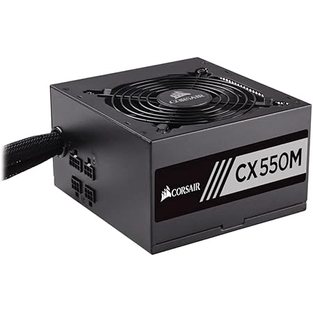 Corsair CX550M PC-Netzteil (Teil-Modulares Kabelmanagement, 80 Plus Bronze, 550 Watt, EU)