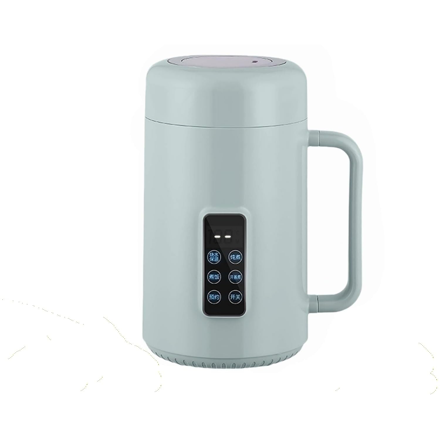 1000ml Multi-Function Portable Electric Kettle, Portable Ramen Cooker, Travel Kettle with Programmable Timer & Auto Cook, 4 Temp Settings Prepare at Night & Enjoy in Morning, for Office, Dorm(Green)