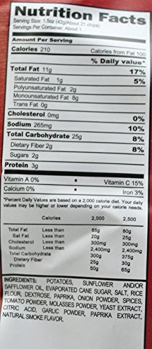 Image of Boulder Canyon Potato Chips-Hickory BBQ (1.5 oz /Case of 55)