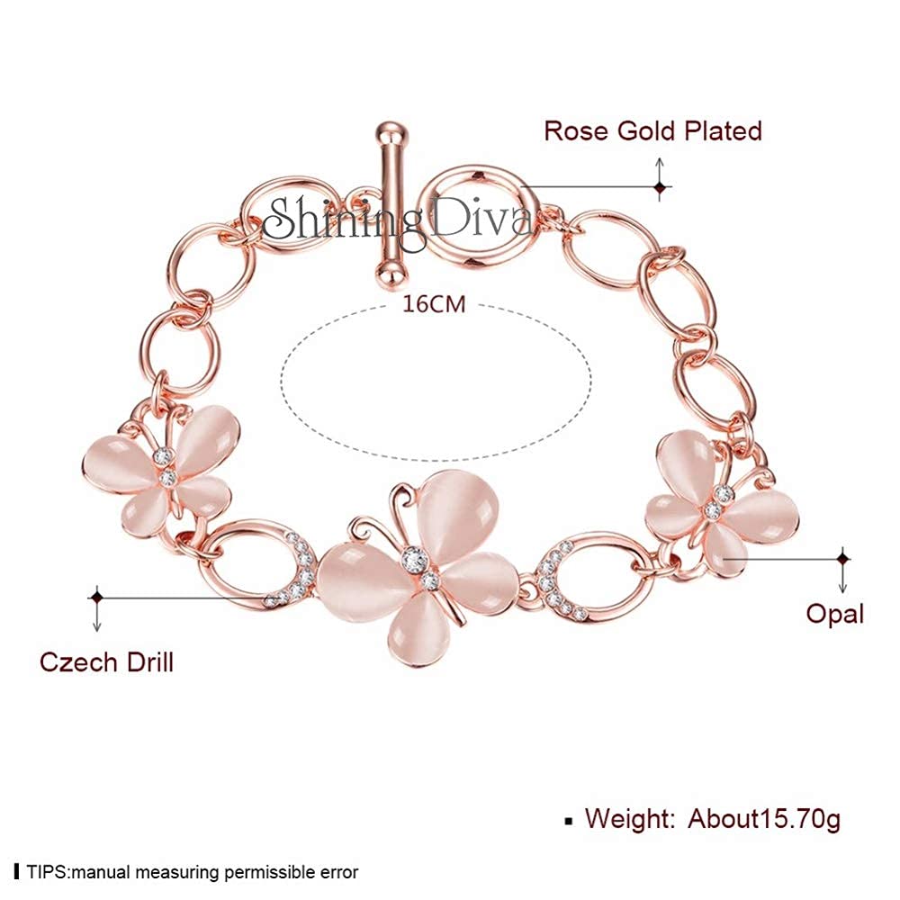 18k Plated Austrian Crystal Bracelet for Women