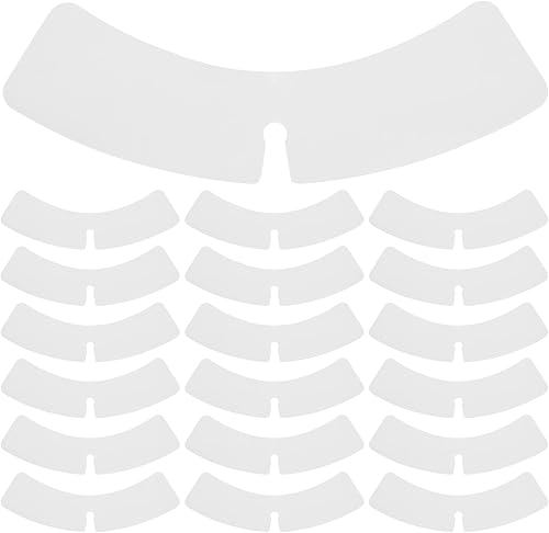 EXCEART Collar Stays para hombre, camisas de vestir S, cuello de plástico, soporta 100 piezas de soporte de camisa para fijación de camisas de