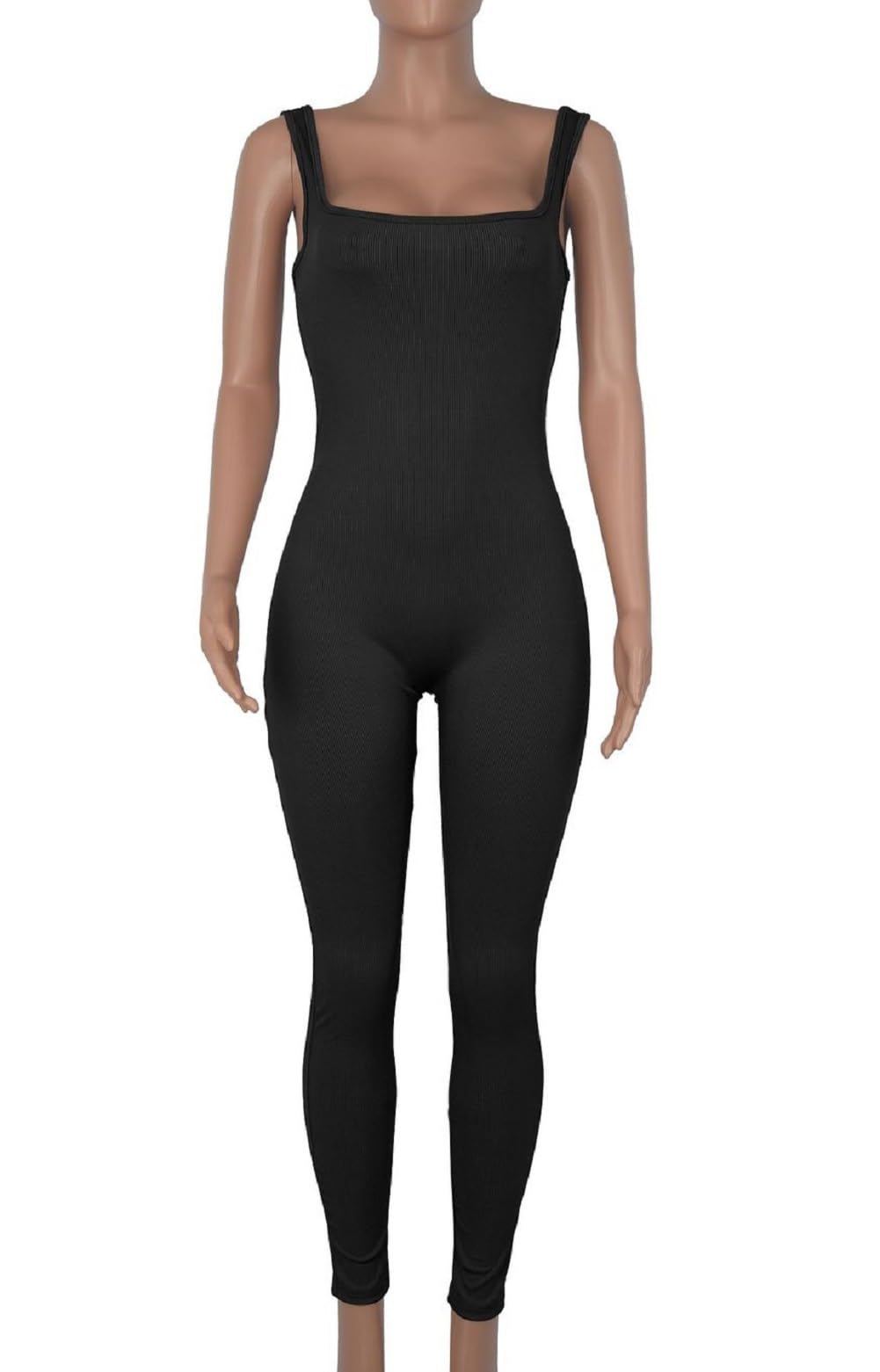 Jumpsuit Deportivo Mujer Push Up Traje Tirantes Deporte Una Pieza Chandal Mono Espalda Descubierta Sin Mangas Body Reductor Gym Largo Mameluco Veranno Pelele de Yoga Ropa para Gimnasio Fitness