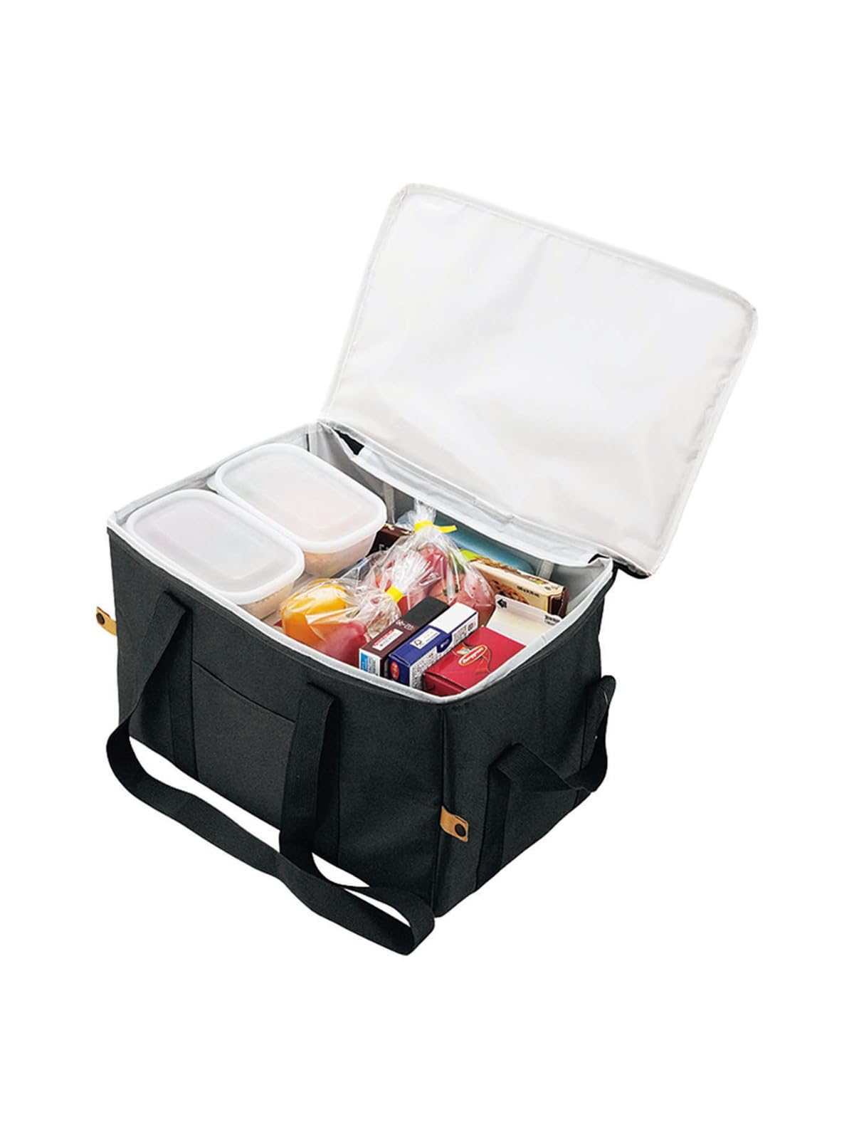 Amazon｜[Kakusee] 保冷バッグ ブラック｜ランチバッグ・ランチ