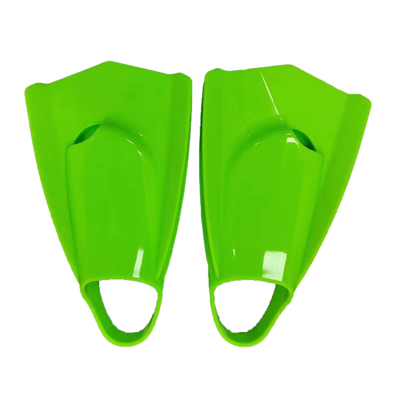 Pinne corte da allenamento in silicone, comode per nuoto, nuoto, allenamento, da viaggio, per adolescenti e adulti