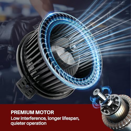 Image of 700227 AC Heater Blower Motor Fan Assembly Fit for Mazda cx-7 2009 2010 2011 2012 EG2261B10, MA3126107