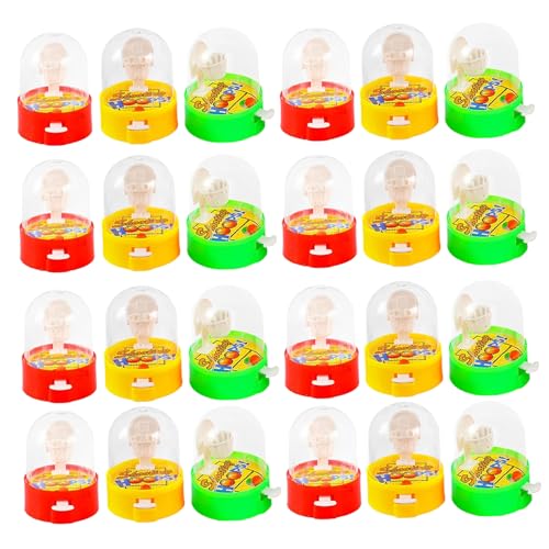 Juego de tiro de baloncesto con dedos, 24 piezas mini juego de baloncesto, baloncesto de escritorio Fidget para niños, regalos de fiesta de baloncesto de mano para cumpleaños baloncesto Fidget Mi