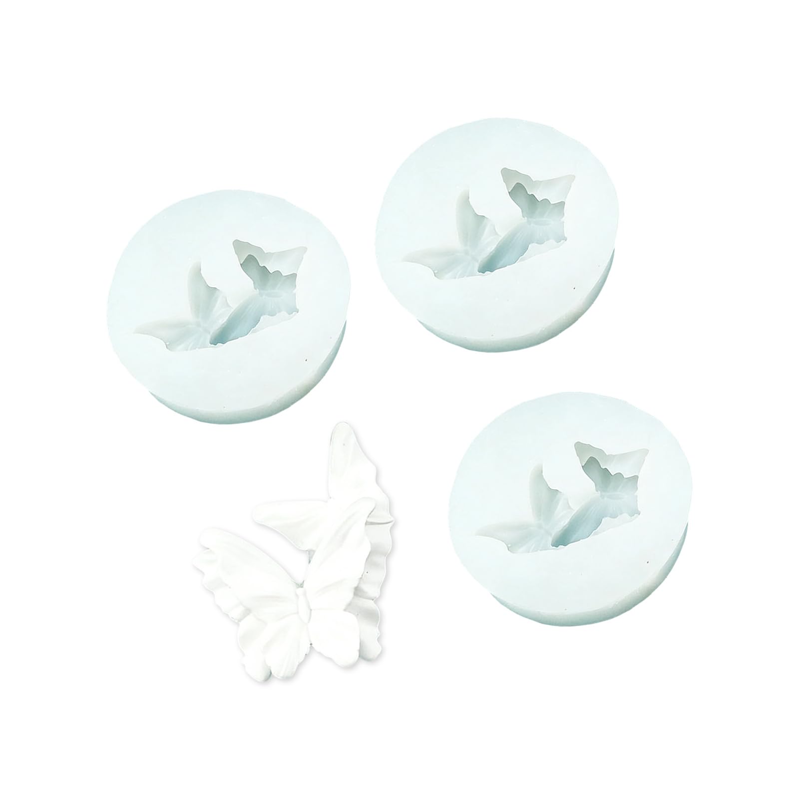 PANGBOER Butterfly Silicone Cake Baking Molds Flexible Demold Multipurpose for Homes Kitchens and Celebration Dishwasher Safe Silicone Baking Molds