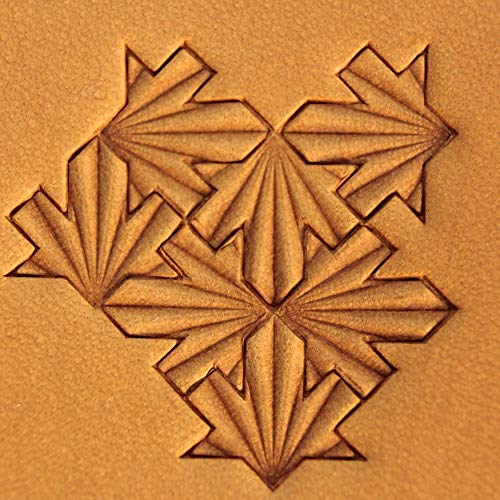 Leather Stamp Tool Stamping Working Carving Punches Tools Craft Saddle Brass Leaf Floral #256