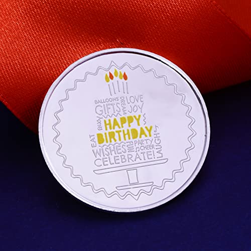 Image of Ananth Jewels BIS Hallmarked Silver Coin 10 Grams Happy Birthday Gift