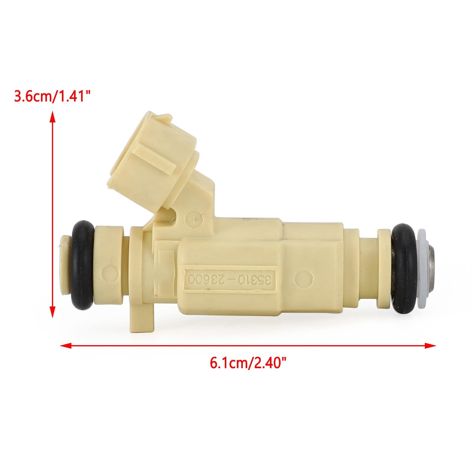 4 inyectores de Combustible 35310-23600 para Accesorios para Hyundai Tucson y Kia Soul (2.0L y 2.7L)