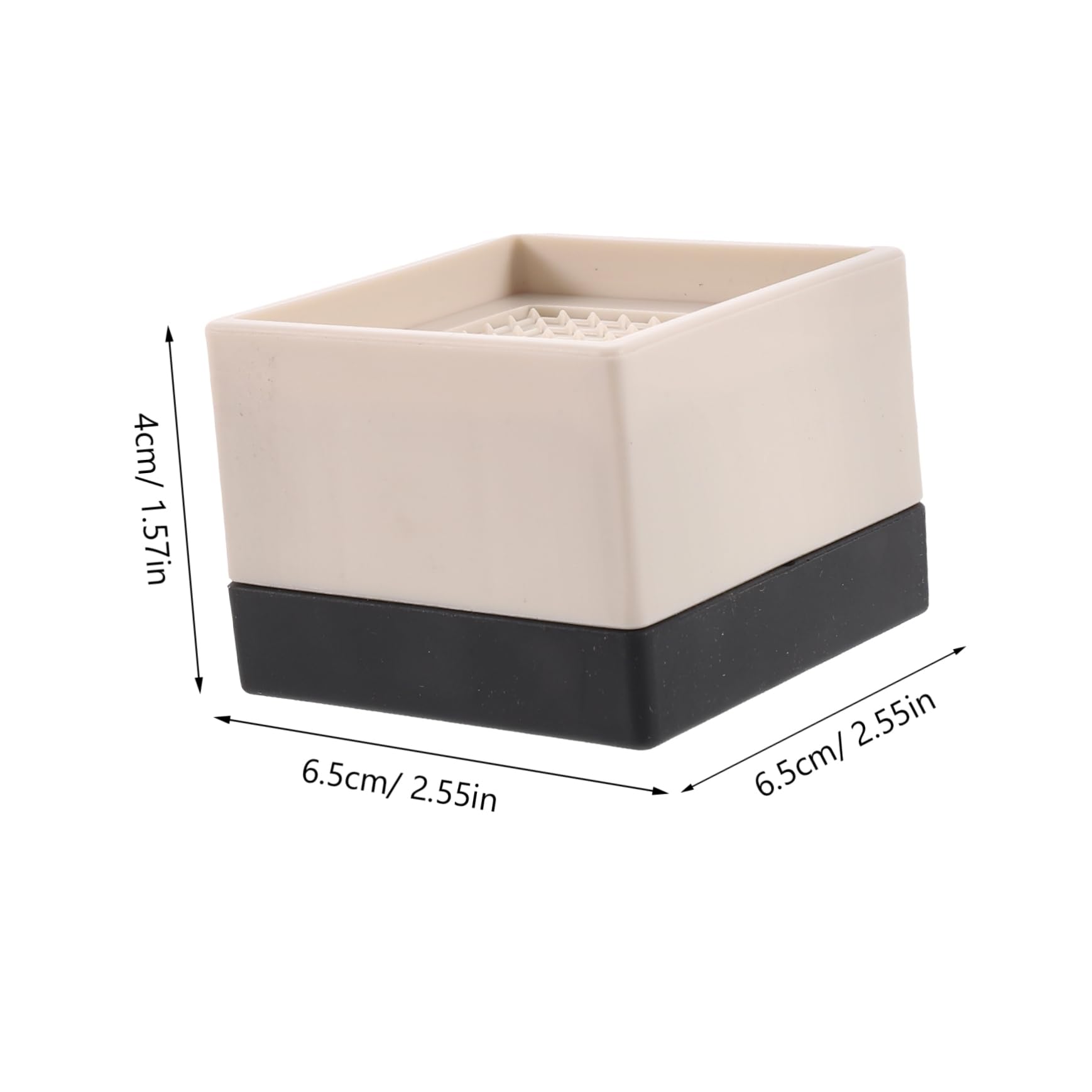 Cabilock 4Pcs Non Slip Furniture Risers Bed Lifters for Sofas Chairs and Appliances Height Enhancing and Scratch Resistant Design