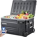 BODEGACOOLER 12 Volt Car Refrigerator,80 Quarts Portable Fridge,75L RV Freezer Single Zone,WiFi APP Control,-4?-68? Car Cooler,12/24V DC & 100-240V AC for Travel, Camping,Outdoor,Truck,SUV