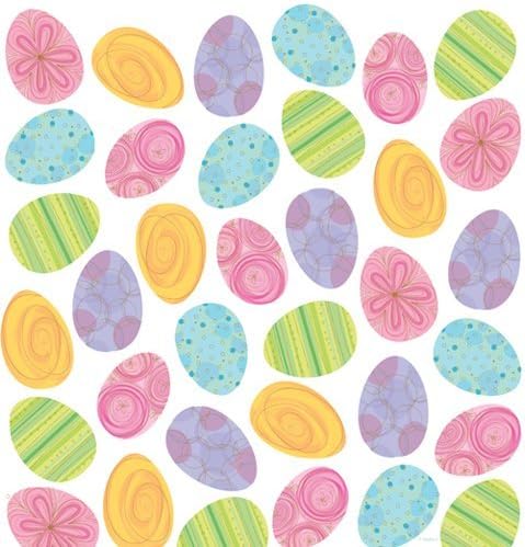 Happy Easter Egg Hunt Plastic Tablecover - 54"x108"