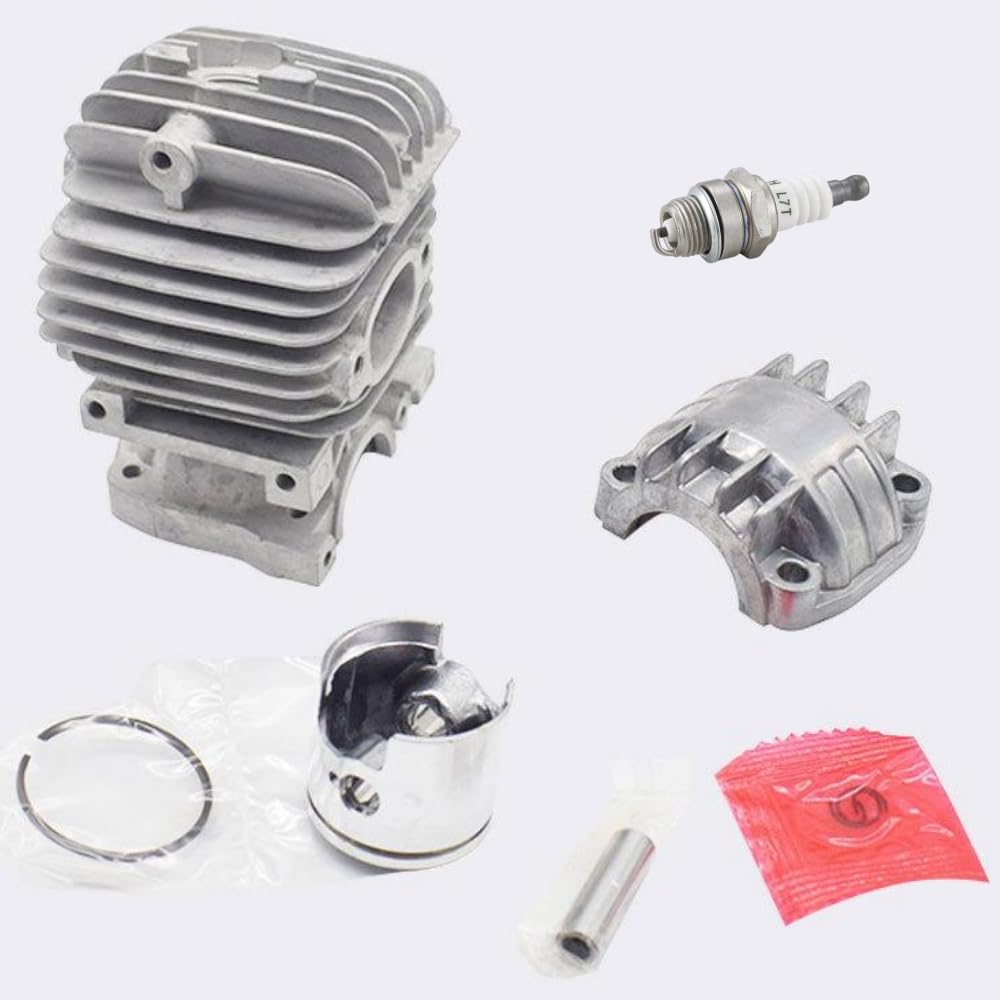 Zxhozdm One Color 34Mm Cylinder Piston Kit Fit For G2500 2500 25Cc 25.4Cc Top Handle Pruner Chainsaw For Zylinder For Stiga Ggp Alpina A305 For Topsun