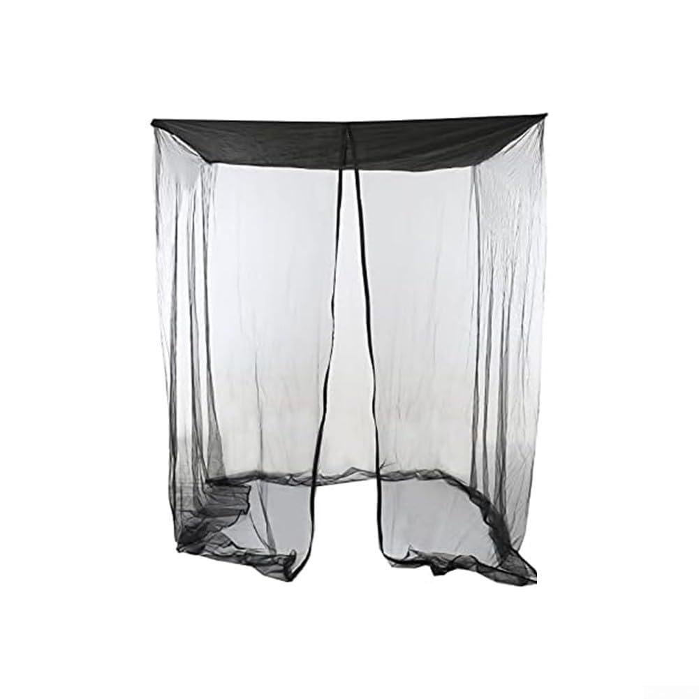 Waterproof Mesh Net Curtain for Outdoor Swing Chair, Extra Large Zipper Closure Design to Keep Out Insects and Provide Comfortable Airflow (185 * 125 * 205cm)