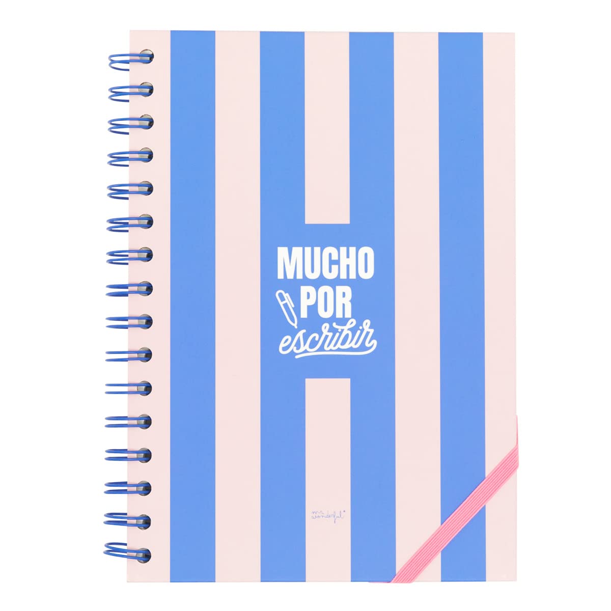 Mr. Wonderful Carnet A5 rose - Beaucoup à écrire